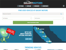 Tablet Screenshot of galaxymotors.net